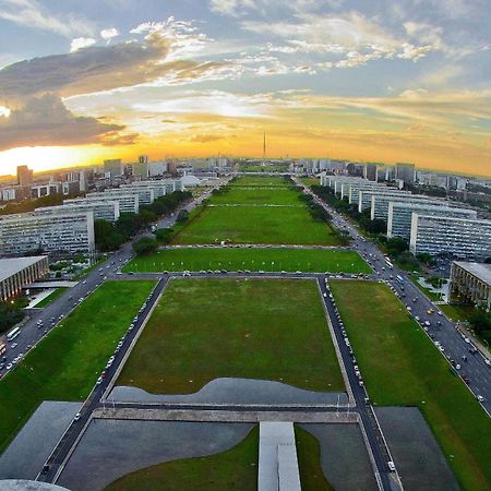 V822 Apart Aconchegante Em Frente Ao Shopping Brasilia Exterior foto